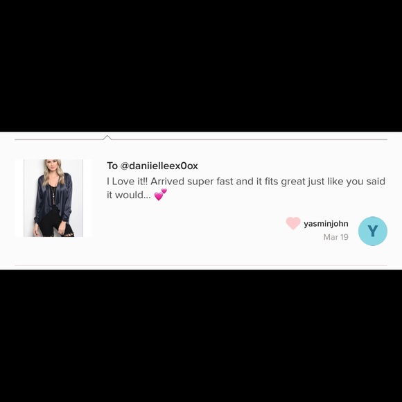 NWT Soft & Cozy Navy Satin Blazer - Picture 3 of 3